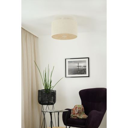 Brilagi - Opbouwlamp COUNTRY ROLLER 1xE27/15W/230V Ø 45 cm crème
