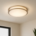 Brilagi - Plafondlamp ELARO 4xE27/40W/230V Ø 41 cm goudkleurig