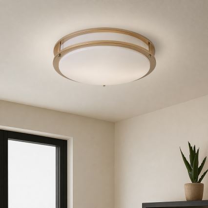 Brilagi - Plafondlamp ELARO 4xE27/40W/230V Ø 41 cm goudkleurig