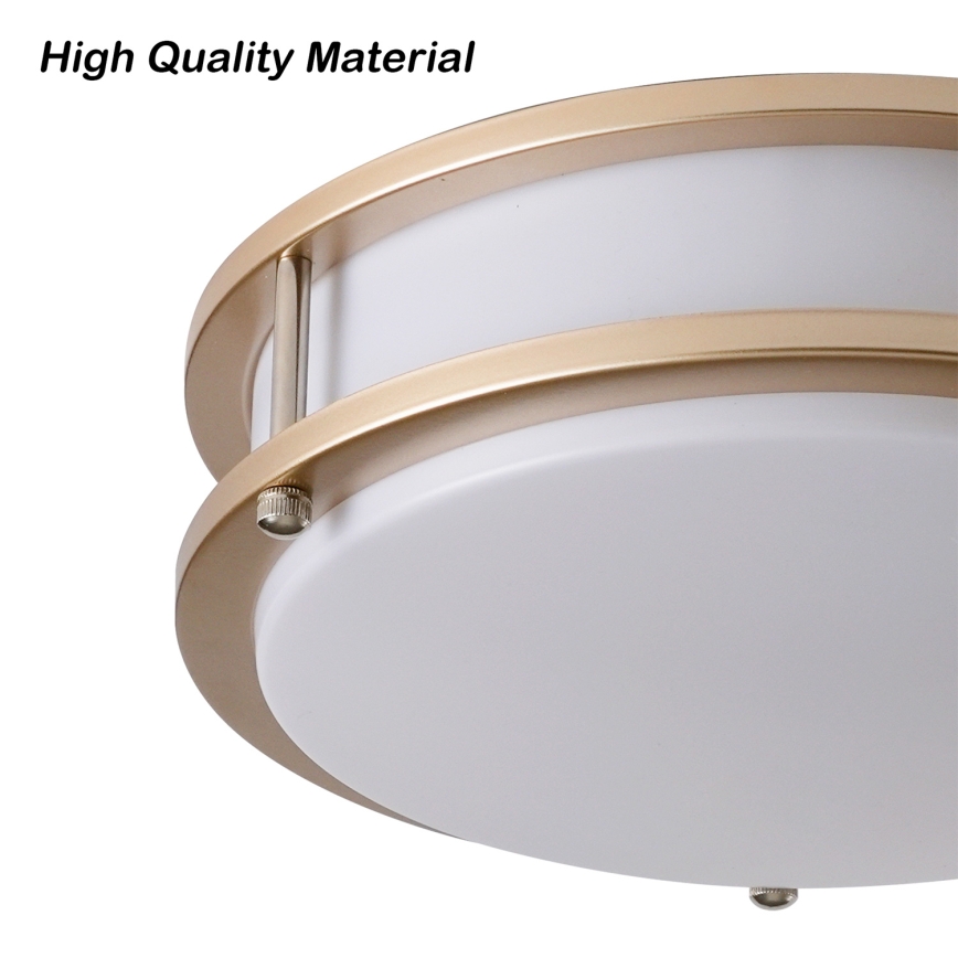 Brilagi - Plafondlamp ELARO 4xE27/40W/230V Ø 41 cm goudkleurig
