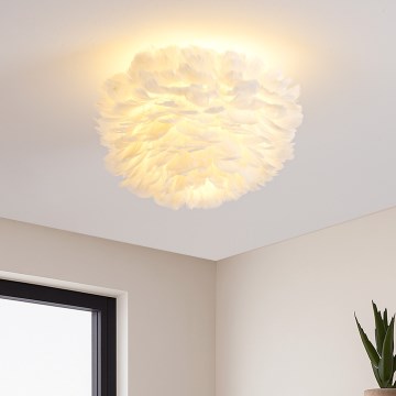 Brilagi - Plafondlamp FEATHER 3xE27/40W/230V Ø 40 cm wit