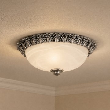 Brilagi - Plafondlamp FRESCO 2xE27/40W/230V pr. 30 cm zilver