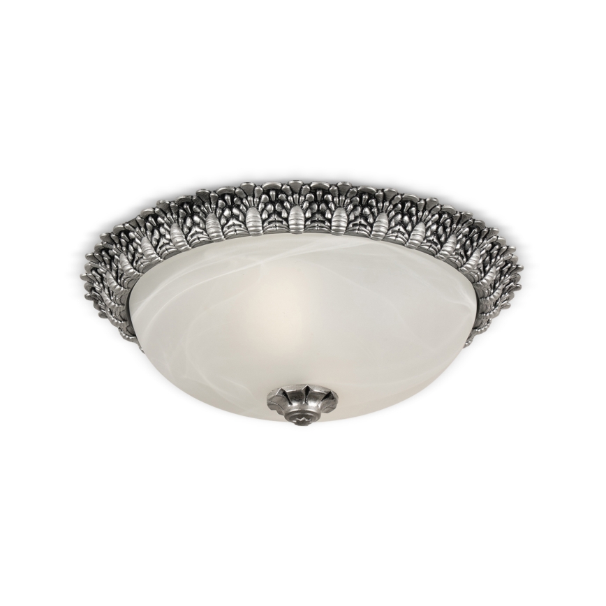 Brilagi - Plafondlamp FRESCO 2xE27/40W/230V pr. 30 cm zilver