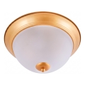 BRILAGI - Plafondlamp FRESCO 2xE27/40W/230V Ø 28 cm goudkleurig