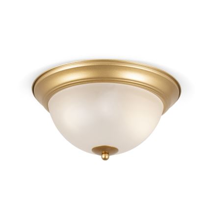 BRILAGI - Plafondlamp FRESCO 2xE27/40W/230V Ø 28 cm goudkleurig