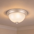 BRILAGI - Plafondlamp FRESCO 2xE27/40W/230V Ø 28 cm mat chroom