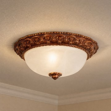 Brilagi - Plafondlamp FRESCO 2xE27/40W/230V Ø 30 cm goudkleurig