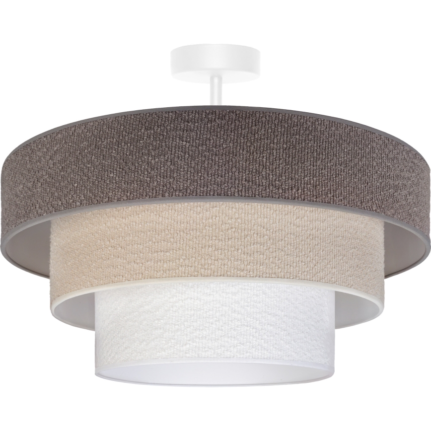 Brilagi - Plafondlamp LUNETA 1xE27/60W/230V Ø 40 cm grijs/crème/wit