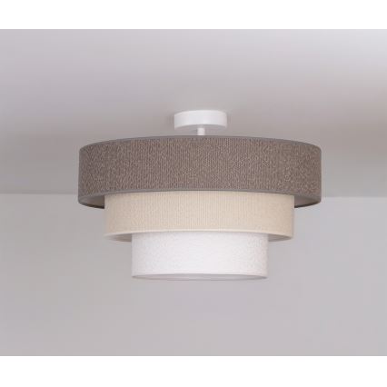 Brilagi - Plafondlamp LUNETA 1xE27/60W/230V Ø 40 cm grijs/crème/wit