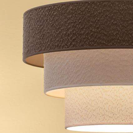 Brilagi - Plafondlamp LUNETA 1xE27/60W/230V Ø 40 cm grijs/crème/wit