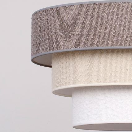Brilagi - Plafondlamp LUNETA 1xE27/60W/230V Ø 40 cm grijs/crème/wit