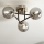 Brilagi - Plafondlamp MALIVA 3xE14/15W/230V mat chroom/rookglas