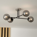Brilagi - Plafondlamp MALIVA 4xE14/15W/230V mat chroom/rookglas