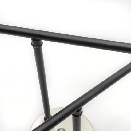 Brilagi - Plafondlamp MALIVA 4xE14/15W/230V mat chroom/rookglas