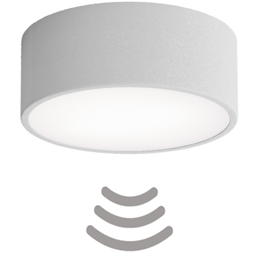 Brilagi - Plafondlamp met sensor CLARE 1xE27/40W/230V diameter 20 cm grijs