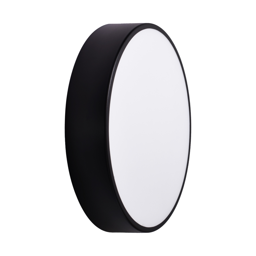 Brilagi - Plafondlamp met sensor CLARE 3xE27/40W/230V diameter 40 cm zwart