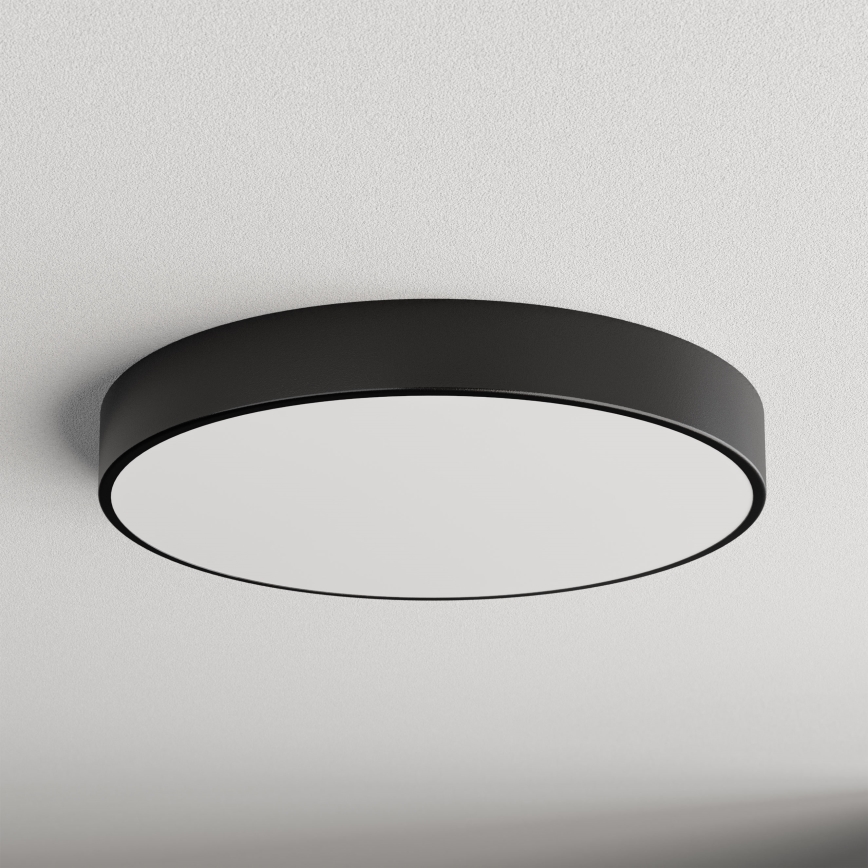 Brilagi - Plafondlamp met sensor CLARE 5xE27/40W/230V Ø 60 cm zwart