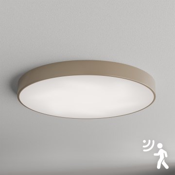 Brilagi - Plafondlamp met sensor CLARE 6xE27/40W/230V diameter 80 cm beige