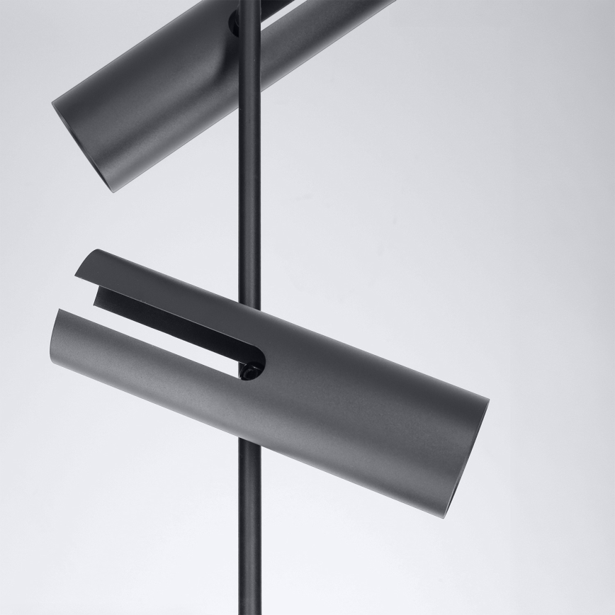 Brilagi - Plafondlamp met stang BRANCH 3xGU10/30W/230V zwart