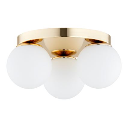 Brilagi - Plafondlamp MILO 3xE27/60W/230V Ø 35 cm goudkleurig