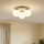 Brilagi - Plafondlamp MILO ECRU 3xE27/60W/230V Ø 35 cm beige/goud