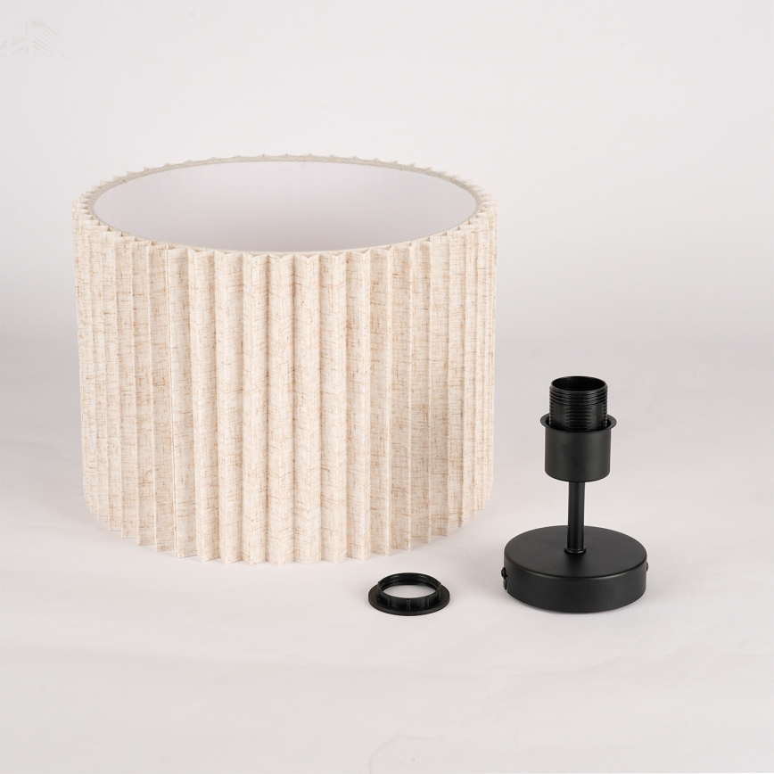 Brilagi - Plafondlamp NORDIC WAVE 1xE27/15W/230V Ø 32 cm linnen/zwart