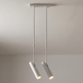 Brilagi - Plafondlamp op stang SELE 2xGU10/30W/230V wit