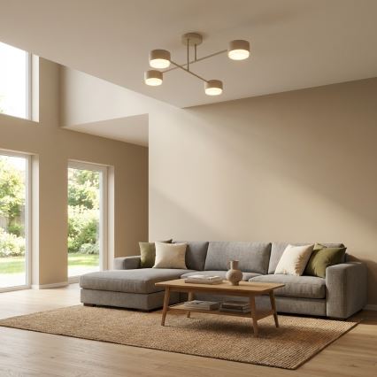 Brilagi - Plafondlamp (opbouw) 4xGX53/12W/230V zwart