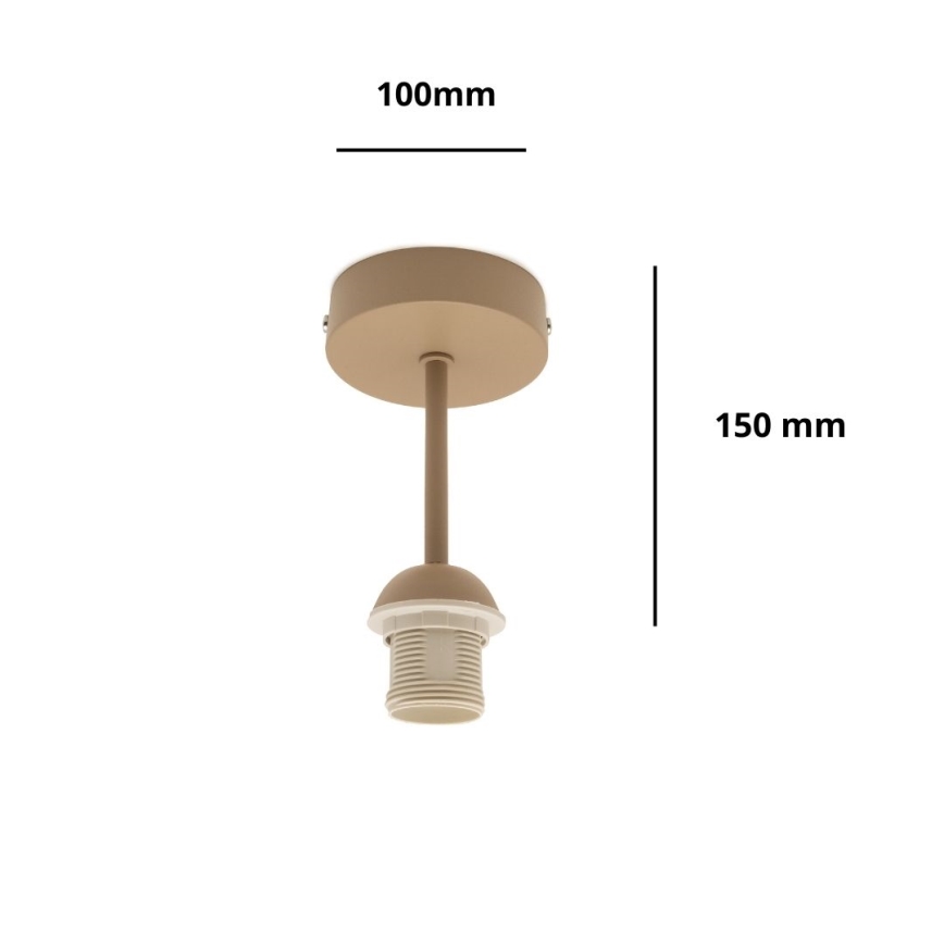 Brilagi - Plafondlamp (opbouw) PARTY 1xE27/60W/230V Ø 10 cm beige