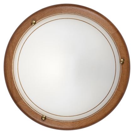 Brilagi - Plafondlamp ORBIS 1x E27/60W/230V Ø 30 cm grenen