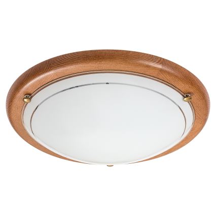 Brilagi - Plafondlamp ORBIS 1x E27/60W/230V Ø 30 cm grenen