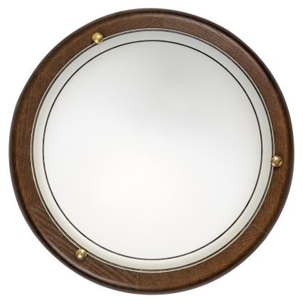 Brilagi - Plafondlamp ORBIS 1xE27/60W/230V Ø 30 cm van dennenhout