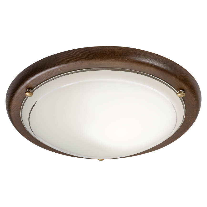 Brilagi - Plafondlamp ORBIS 1xE27/60W/230V Ø 30 cm van dennenhout