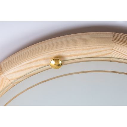 Brilagi - Plafondlamp ORBIS 2xE27/60W/230V Ø 38 cm, grenen