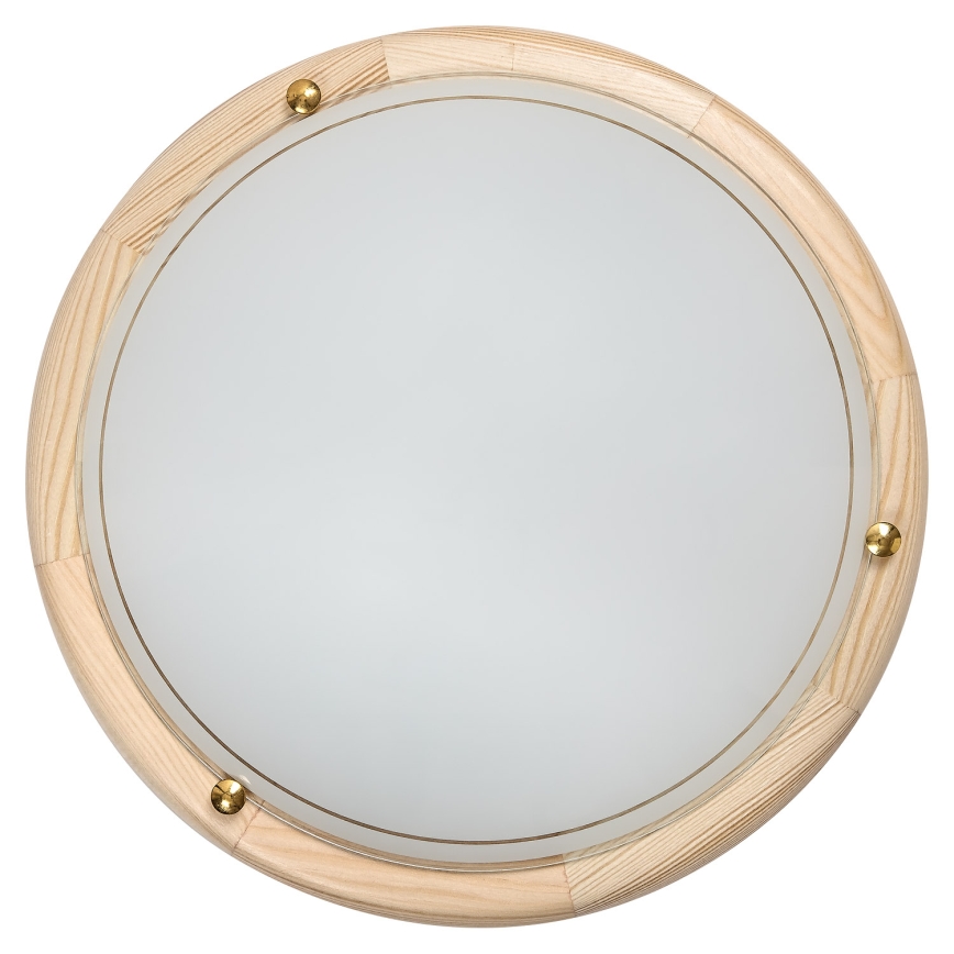 Brilagi - Plafondlamp ORBIS 2xE27/60W/230V Ø 38 cm, grenen