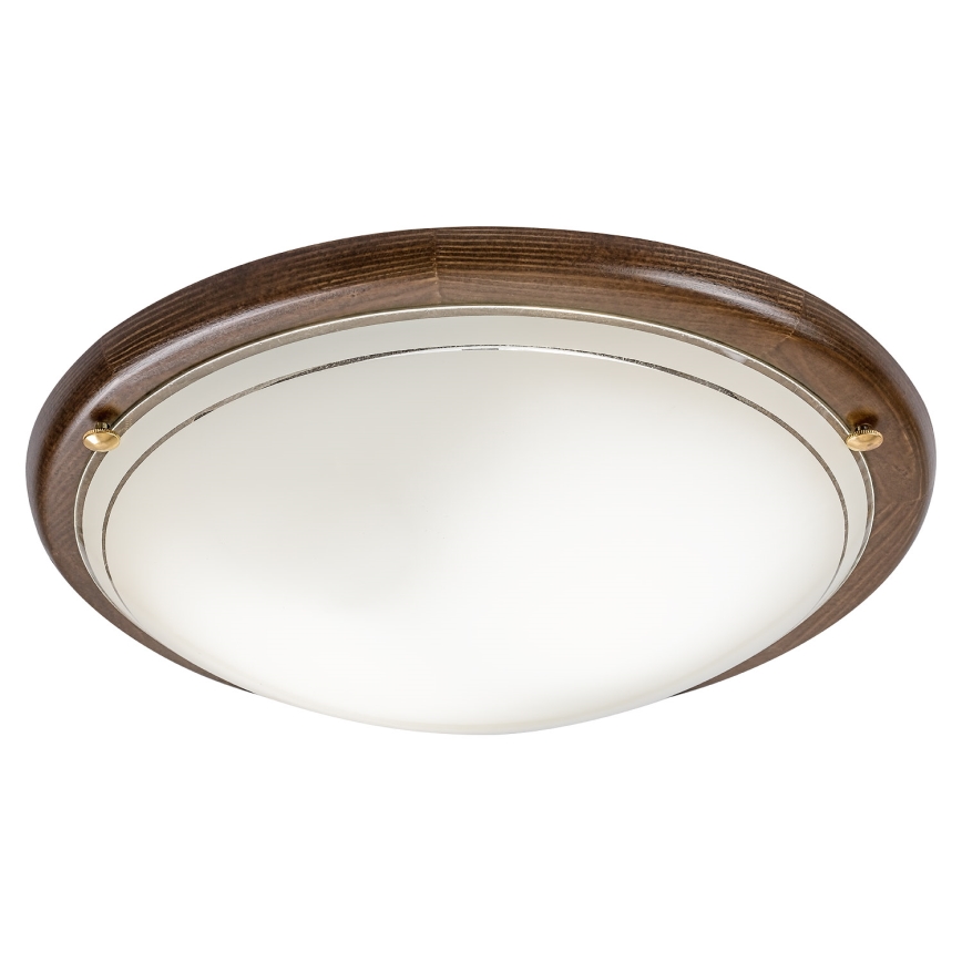 Brilagi - Plafondlamp ORBIS 2xE27/60W/230V Ø 38 cm, grenen