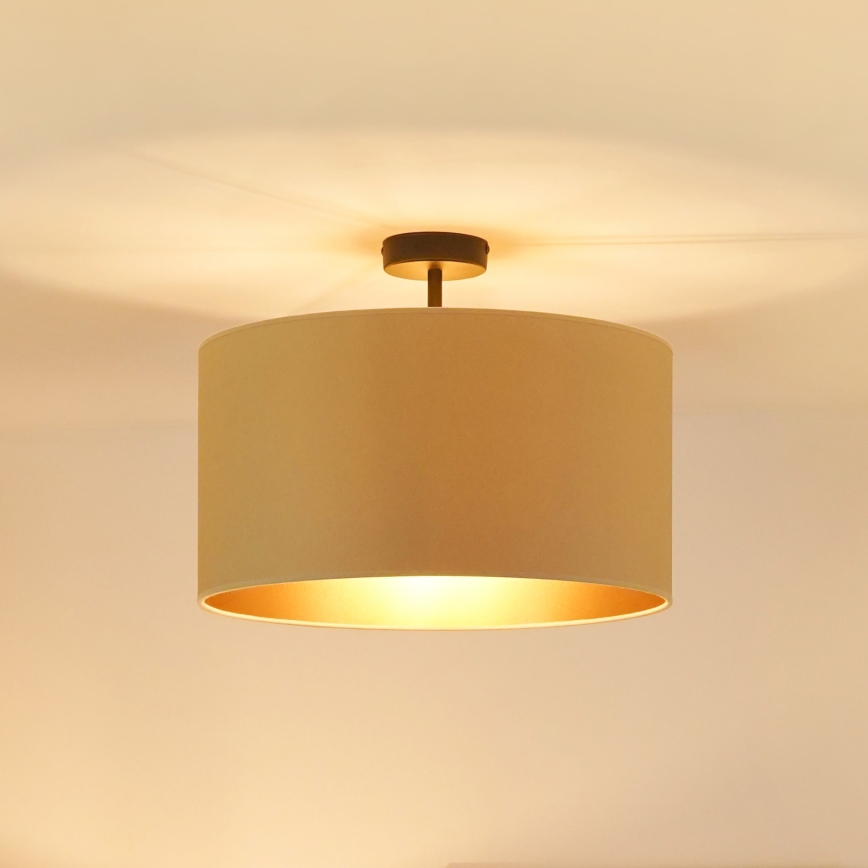 Brilagi - Opbouwlamp OREGON ROLLER VEGE 1xE27/15W/230V pr. 45 cm beige