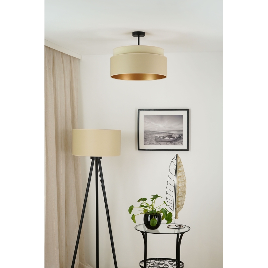 Brilagi - Opbouwlamp OREGON VEGE 1xE27/15W/230V Ø 45 cm beige