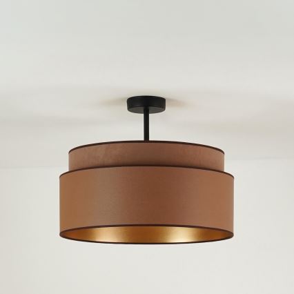 Brilagi - Opbouwlamp OREGON VEGE 1xE27/15W/230V Ø 45 cm bruin