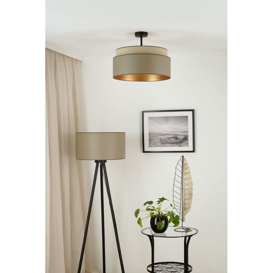 Brilagi - Opbouwlamp OREGON VEGE 1xE27/15W/230V Ø 45 cm grijs