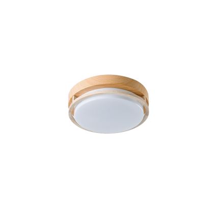 Brilagi - Plafondlamp ORINO 2xE27/40W/230V Ø 27 cm houtdecor/eiken