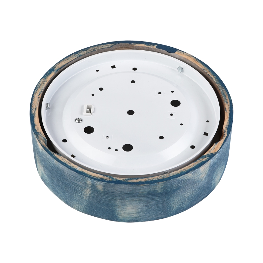 Brilagi - Plafondlamp PINO 1xE27/15W/230V grenen/blauw Ø 27,5 cm