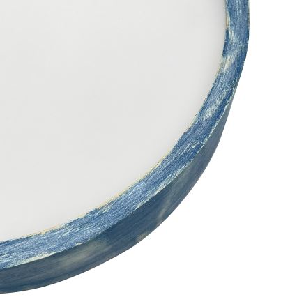 Brilagi - Plafondlamp PINO 2xE27/15W/230V grenen/blauw Ø 37,5 cm