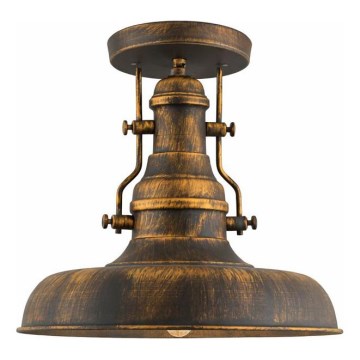 Brilagi - Plafondlamp PYRONIC 1xE27/40W/230V Ø 32 cm brons/patina