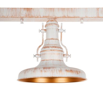 Brilagi - Plafondlamp PYRONIC 3xE27/40W/230V crème/patina