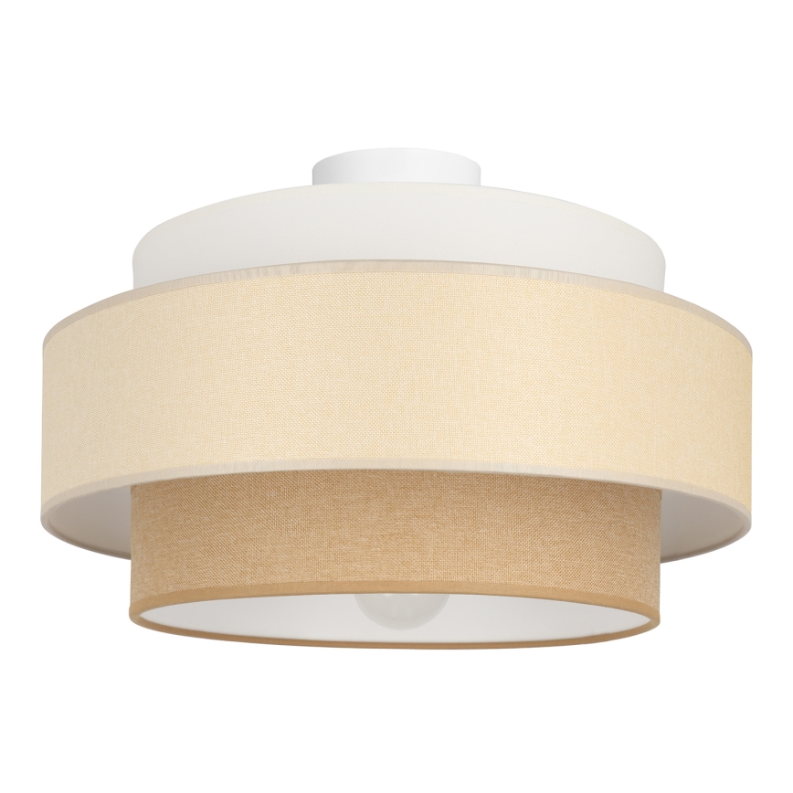 Brilagi - Plafondlamp RESNA, 1x E27, 60W, 230V, Ø 40 cm, crème/beige