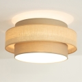 Brilagi - Plafondlamp RESNA 1xE27/60W/230V Ø 40 cm bruin/beige