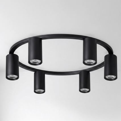 Brilagi - Plafondlamp SELE 6xGU10/30W/230V zwart