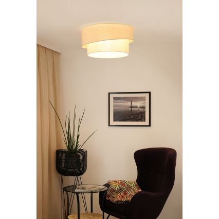 Brilagi - Plafondlamp SHINE 1xE27/15W/230V diameter 50 cm crème