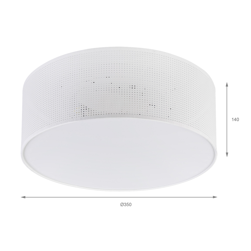 Brilagi - Plafondlamp SIRIJA MODERN 2xE27/60W/230V Ø 35 cm wit